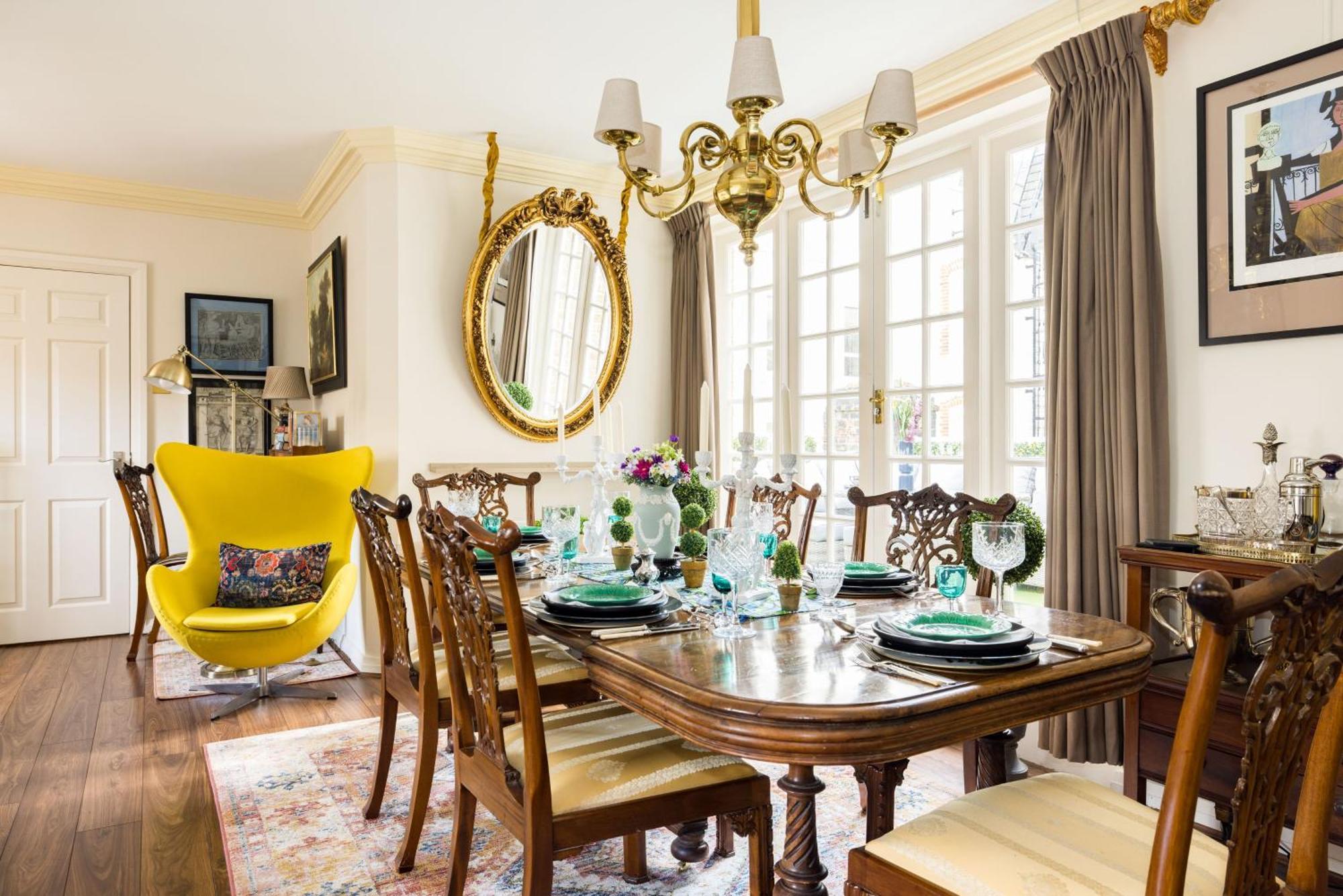 Mayfair 9-bed Townhouse - Sleeps 16 Patio & Ac Ferienhaus