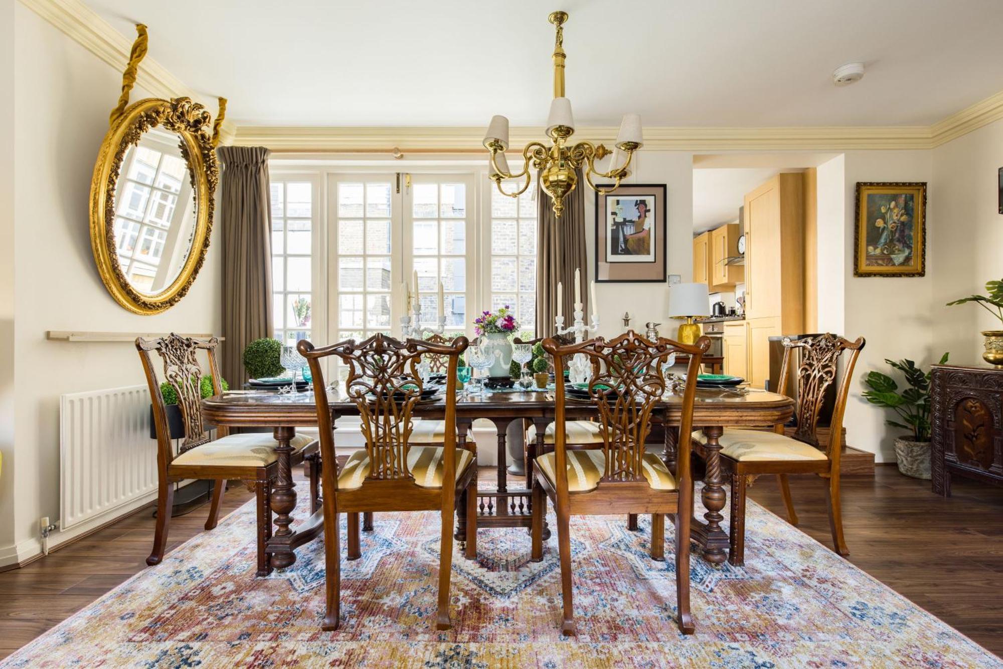 Mayfair 9-bed Townhouse - Sleeps 16 Patio & Ac Ferienhaus *